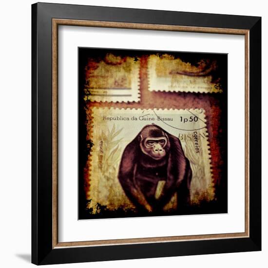 Gorilla Stamp-Jean-François Dupuis-Framed Art Print