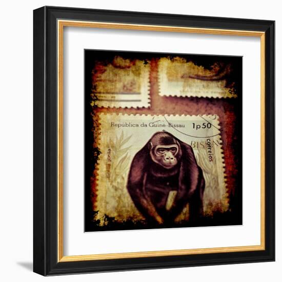 Gorilla Stamp-Jean-François Dupuis-Framed Art Print