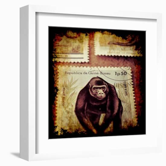 Gorilla Stamp-Jean-François Dupuis-Framed Art Print