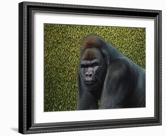 Gorilla with a Hedge-James W. Johnson-Framed Giclee Print