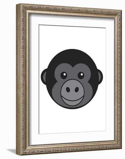 Gorilla-null-Framed Art Print