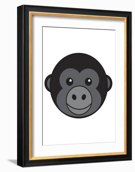 Gorilla-null-Framed Art Print