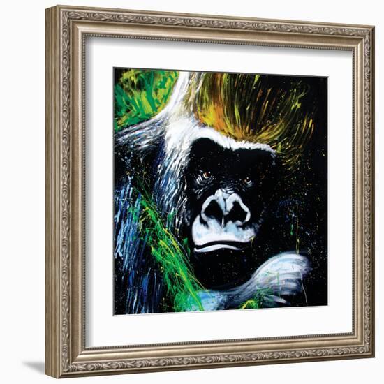 Gorilla-null-Framed Art Print