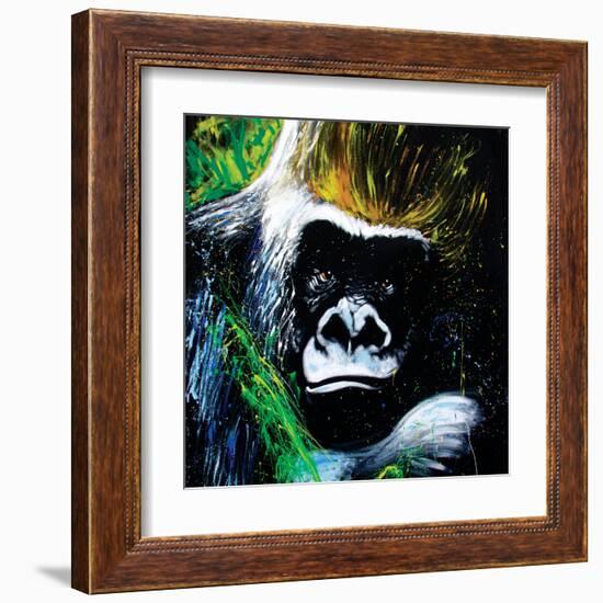 Gorilla-null-Framed Art Print