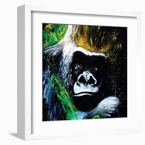 Gorilla-null-Framed Art Print