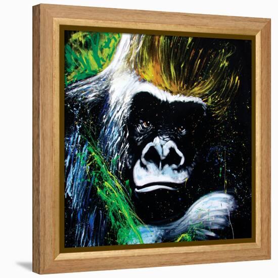 Gorilla-null-Framed Stretched Canvas