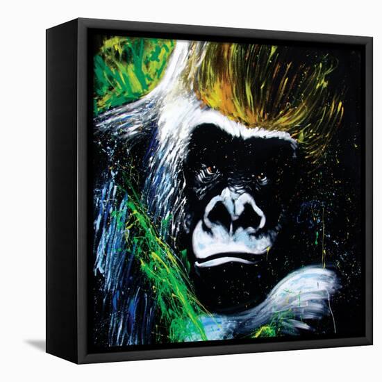 Gorilla-null-Framed Stretched Canvas