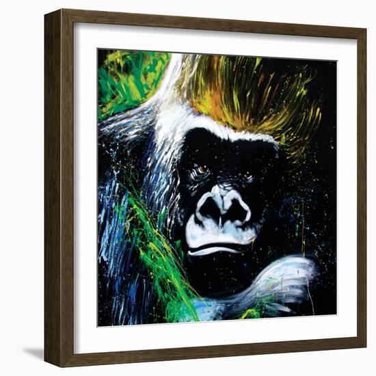 Gorilla-null-Framed Art Print