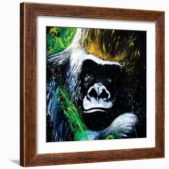 Gorilla-null-Framed Art Print