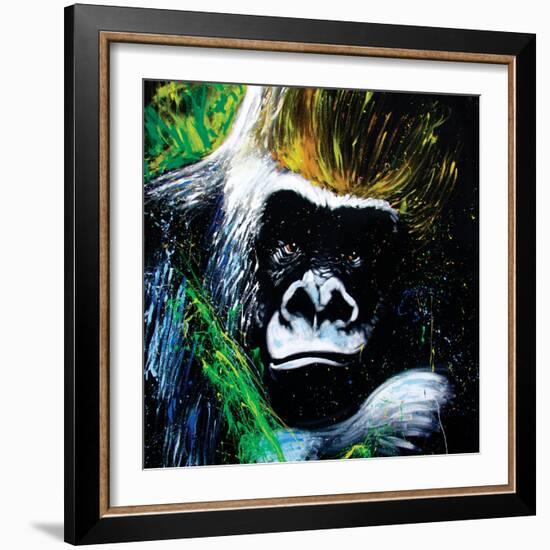 Gorilla-null-Framed Art Print