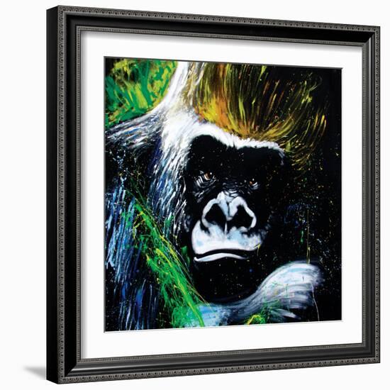 Gorilla-null-Framed Art Print