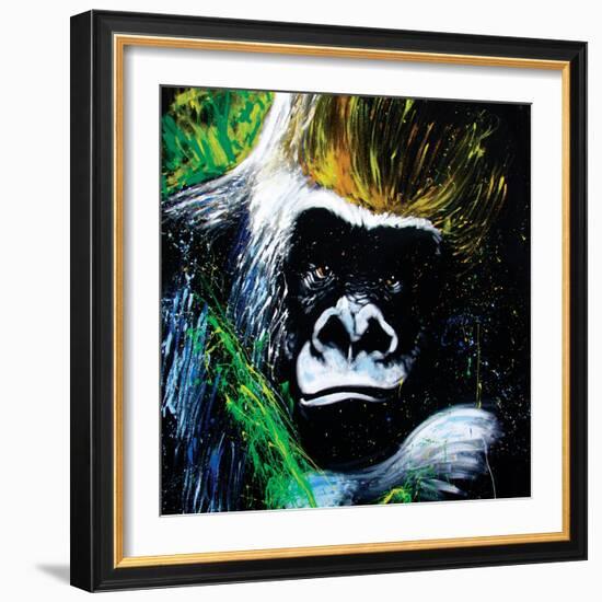 Gorilla-null-Framed Art Print