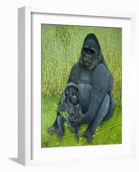 Gorillas-Pat Scott-Framed Giclee Print