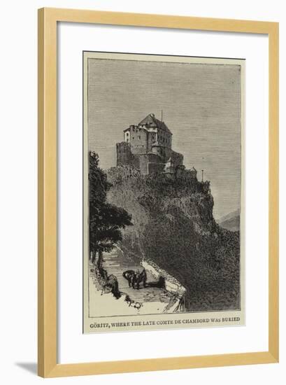 Goritz, Where the Late Comte De Chambord Was Buried-null-Framed Giclee Print