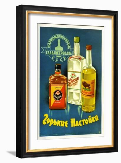 Gorki Liquors-null-Framed Art Print