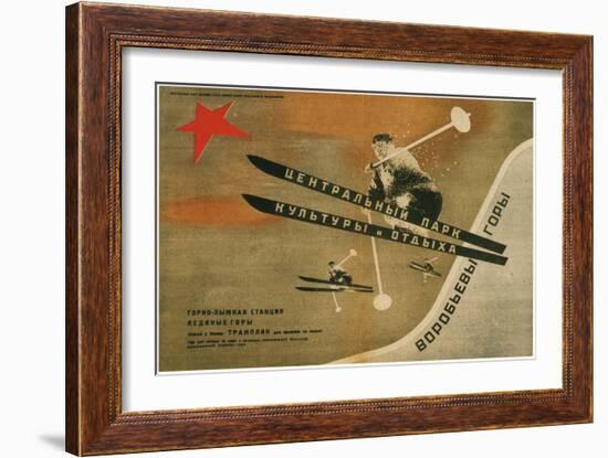 Gorky Central Park of Culture and Leisure, 1931-El Lissitzky-Framed Giclee Print