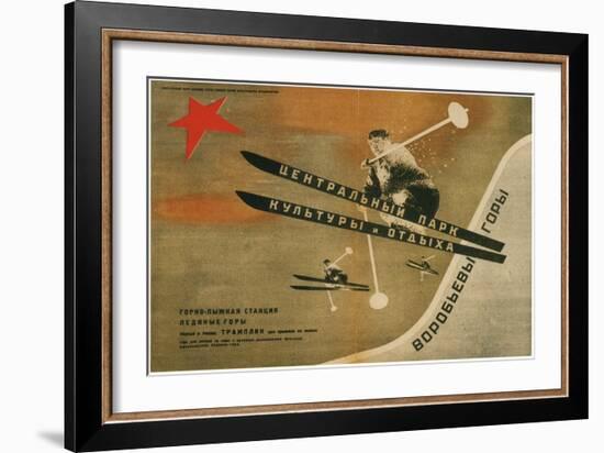 Gorky Central Park of Culture and Leisure, 1931-El Lissitzky-Framed Giclee Print