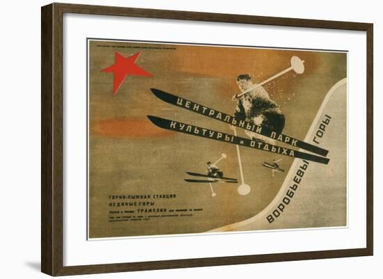 Gorky Central Park of Culture and Leisure, 1931-El Lissitzky-Framed Giclee Print