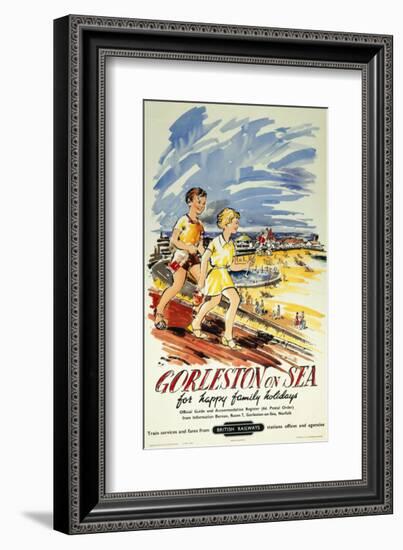 Gorleston on Sea-null-Framed Art Print