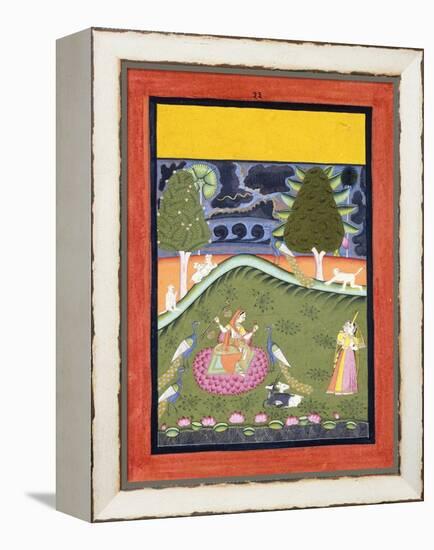 Gormalar Ragini, C. 1740-null-Framed Premier Image Canvas