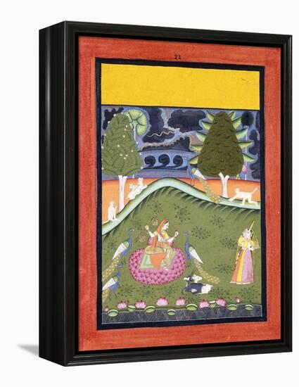 Gormalar Ragini, C. 1740-null-Framed Premier Image Canvas