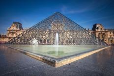 The Louvre Pyramid-gornostaj-Mounted Photographic Print