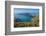 Gorse Blooming on the West of Coast of Sark with a View of the Island of Brecqhou-Michael Runkel-Framed Photographic Print