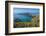 Gorse Blooming on the West of Coast of Sark with a View of the Island of Brecqhou-Michael Runkel-Framed Photographic Print