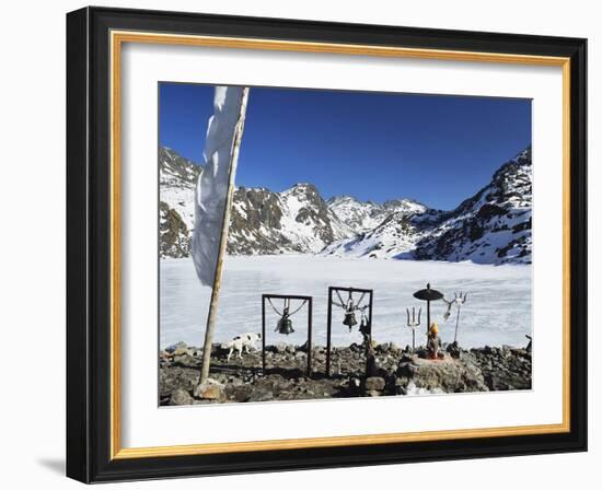 Gosainkund Lakes, Langtang National Park, Bagmati, Central Region (Madhyamanchal), Nepal, Himalayas-Jochen Schlenker-Framed Photographic Print