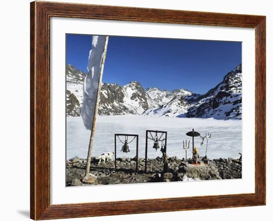 Gosainkund Lakes, Langtang National Park, Bagmati, Central Region (Madhyamanchal), Nepal, Himalayas-Jochen Schlenker-Framed Photographic Print