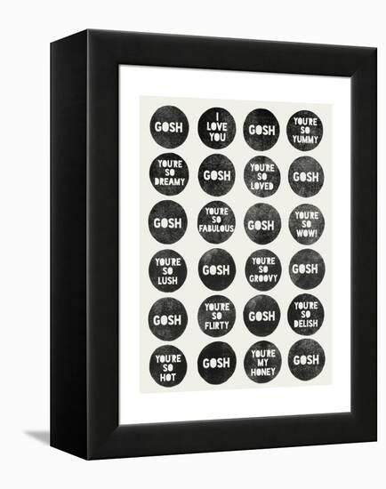 Gosh Quotes-Garima Dhawan-Framed Premier Image Canvas