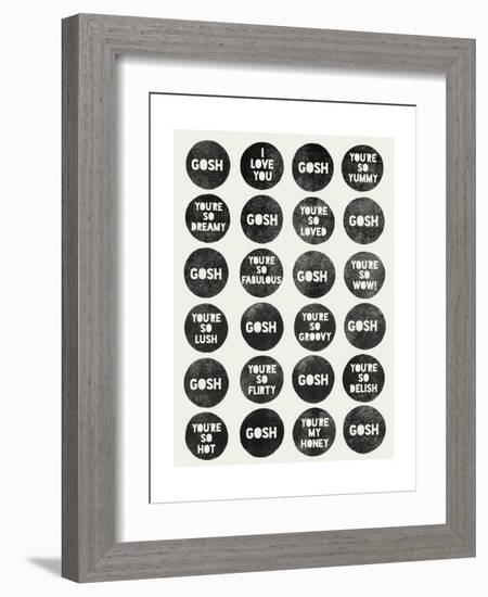 Gosh Quotes-Garima Dhawan-Framed Giclee Print