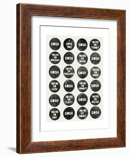 Gosh Quotes-Garima Dhawan-Framed Giclee Print