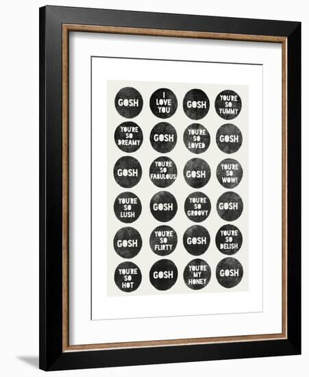 Gosh Quotes-Garima Dhawan-Framed Giclee Print