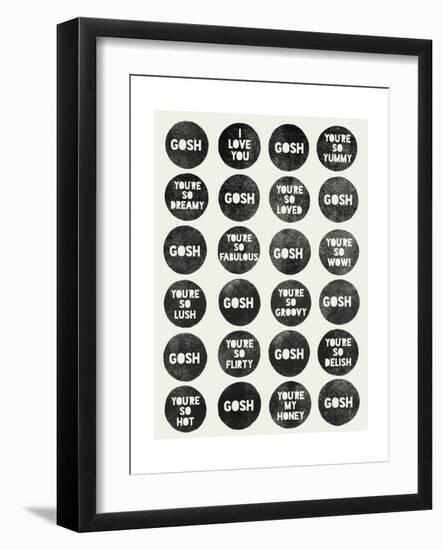 Gosh Quotes-Garima Dhawan-Framed Giclee Print