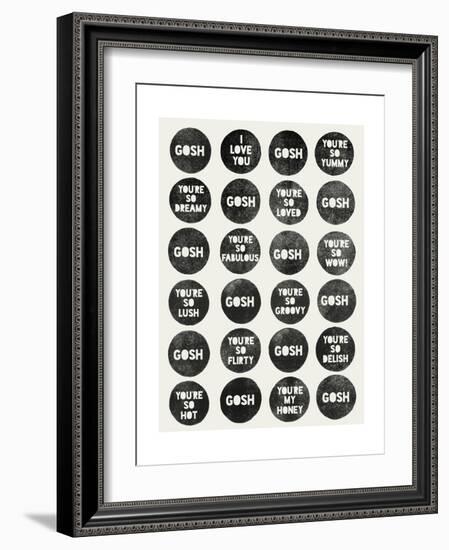 Gosh Quotes-Garima Dhawan-Framed Giclee Print