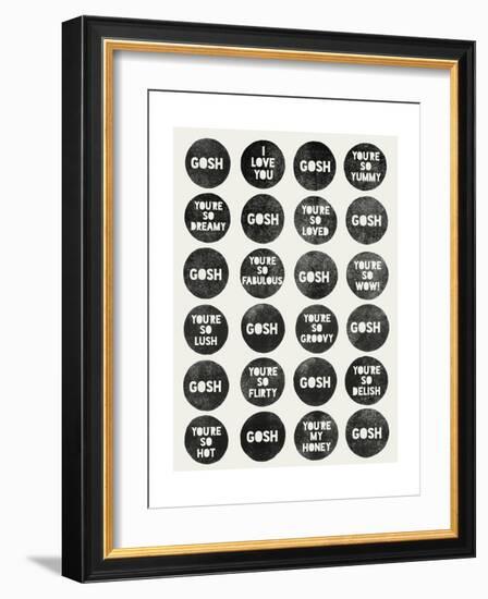 Gosh Quotes-Garima Dhawan-Framed Giclee Print