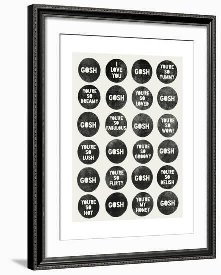 Gosh Quotes-Garima Dhawan-Framed Giclee Print