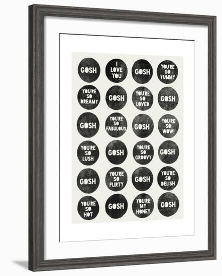 Gosh Quotes-Garima Dhawan-Framed Giclee Print