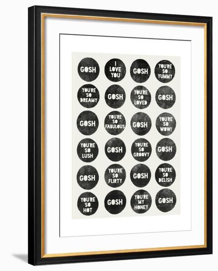 Gosh Quotes-Garima Dhawan-Framed Giclee Print