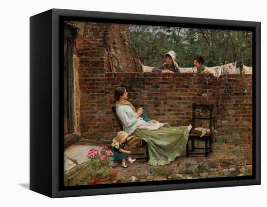 Gossip, C. 1885-John William Waterhouse-Framed Premier Image Canvas