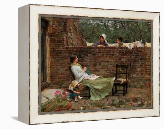 Gossip, C. 1885-John William Waterhouse-Framed Premier Image Canvas