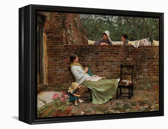 Gossip, C. 1885-John William Waterhouse-Framed Premier Image Canvas