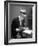 Gossip Columnist Walter Winchell Checking Script Before His Radio Broadcast at NBC Radio Studio-Alfred Eisenstaedt-Framed Photographic Print