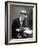 Gossip Columnist Walter Winchell Checking Script Before His Radio Broadcast at NBC Radio Studio-Alfred Eisenstaedt-Framed Photographic Print