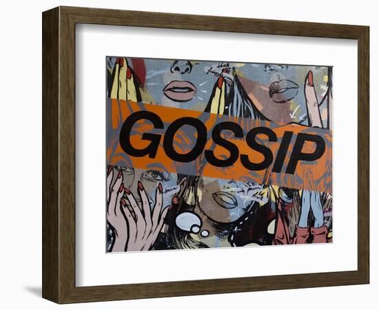 Gossiping-Dan Monteavaro-Framed Giclee Print