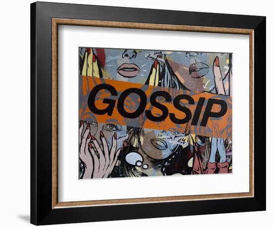 Gossiping-Dan Monteavaro-Framed Giclee Print