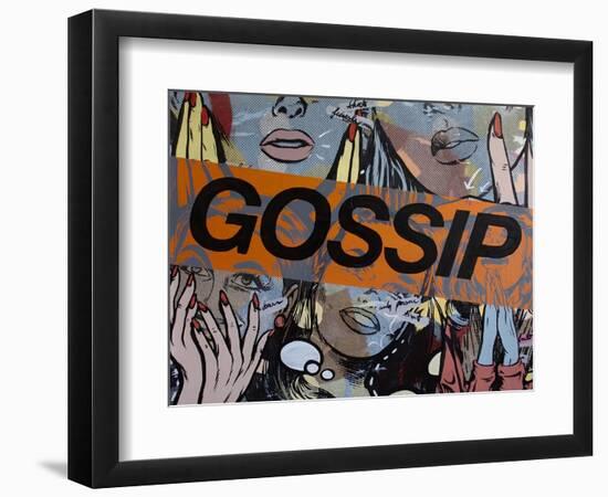 Gossiping-Dan Monteavaro-Framed Giclee Print