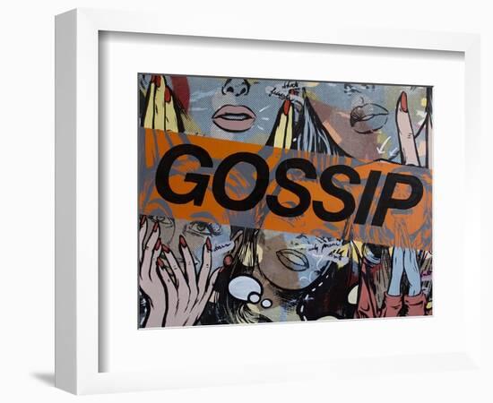 Gossiping-Dan Monteavaro-Framed Giclee Print