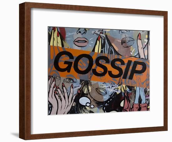 Gossiping-Dan Monteavaro-Framed Giclee Print